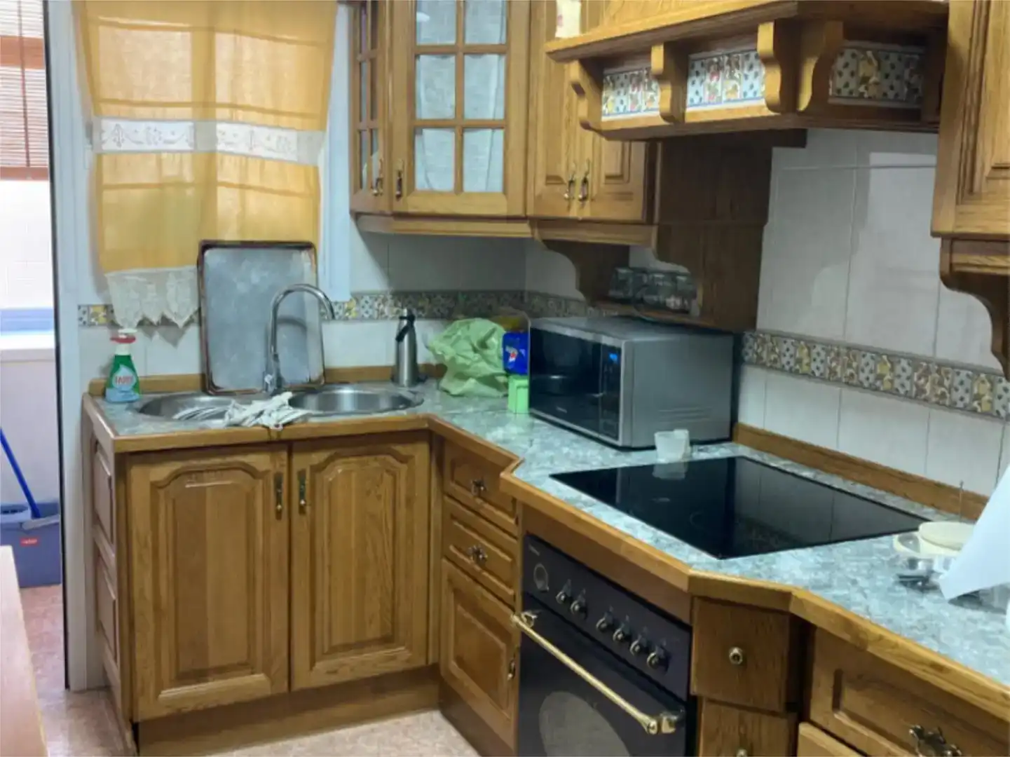 Kitchen of Flat for rent in Coín  with Air Conditioner and Furnished