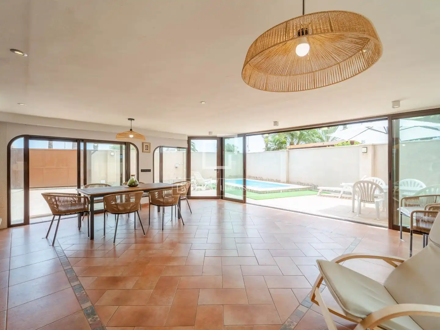 Terrassa de Casa o xalet de lloguer en La Pobla de Farnals amb Aire condicionat, Calefacció i Terrassa