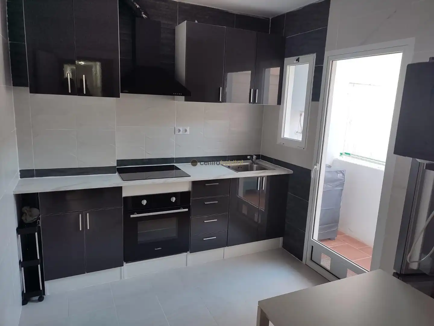 Cocina de Piso de alquiler en Monóvar  / Monòver con Amueblado y Balcón