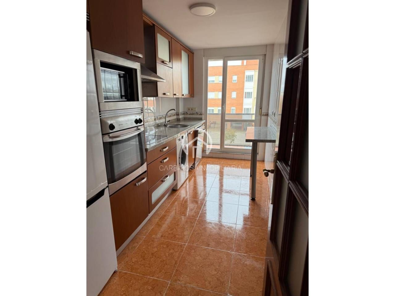 Kitchen of Flat to rent in Carbajosa de la Sagrada  with Heating, Terrace and Furnished