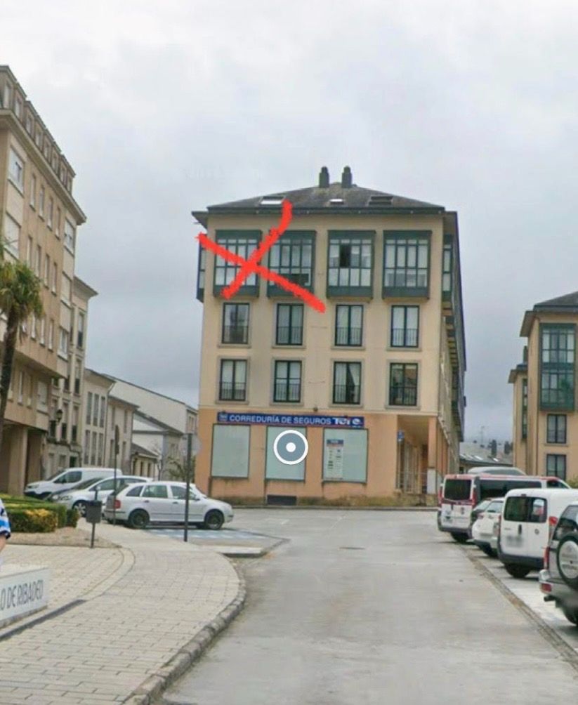 Vista exterior de Dúplex de lloguer en Ribadeo amb Calefacció, Parquet i Moblat