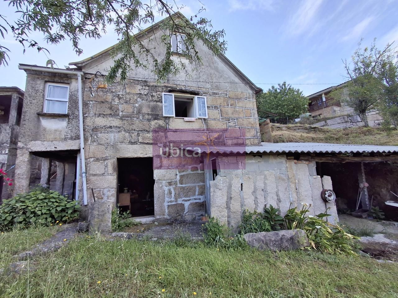 Exterior view of Country house for sale in Salceda de Caselas  with Private garden, Terrace and Storage room