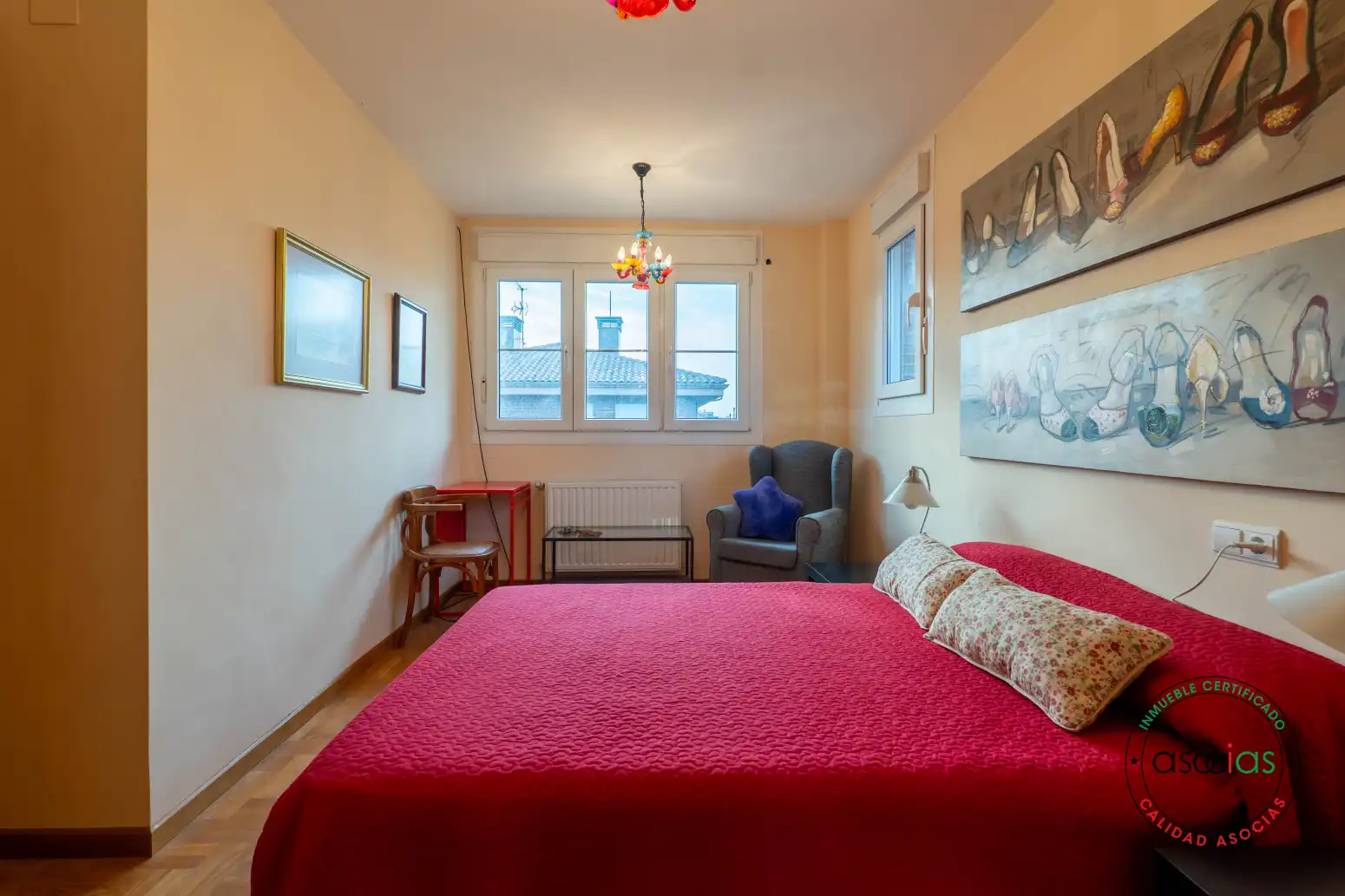 Habitación de Casa adosada en venta en Gozón con Calefacción, Jardín privado y Parquet