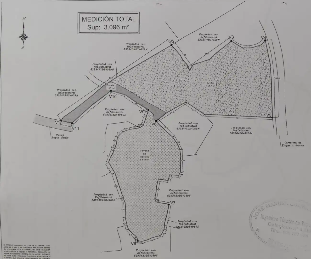 Wohnbaugrundstück zum Verkauf in Pasaje Roque Nublo 7, imagen 4
