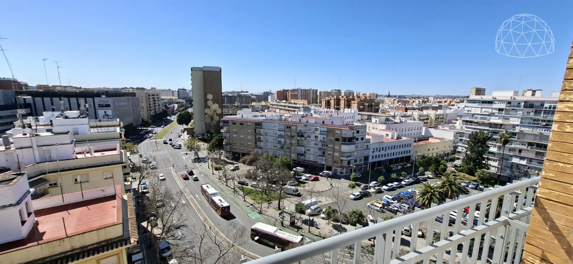 Exterior view of Flat for sale in Sevilla  with Private garden and Balcony