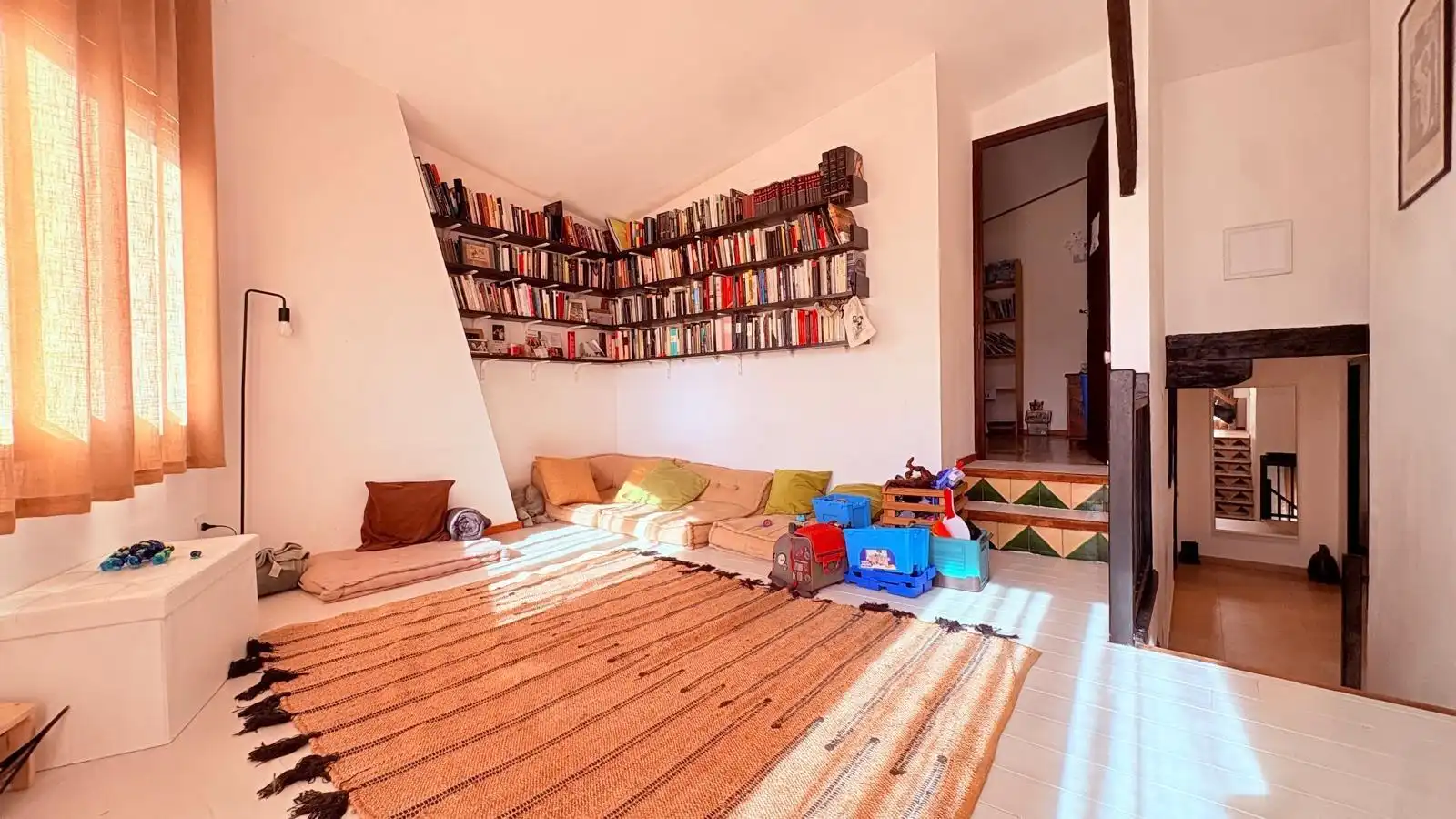 Sala d'estar de Casa o xalet en venda en Castellar del Vallès amb Aire condicionat, Calefacció i Jardí privat