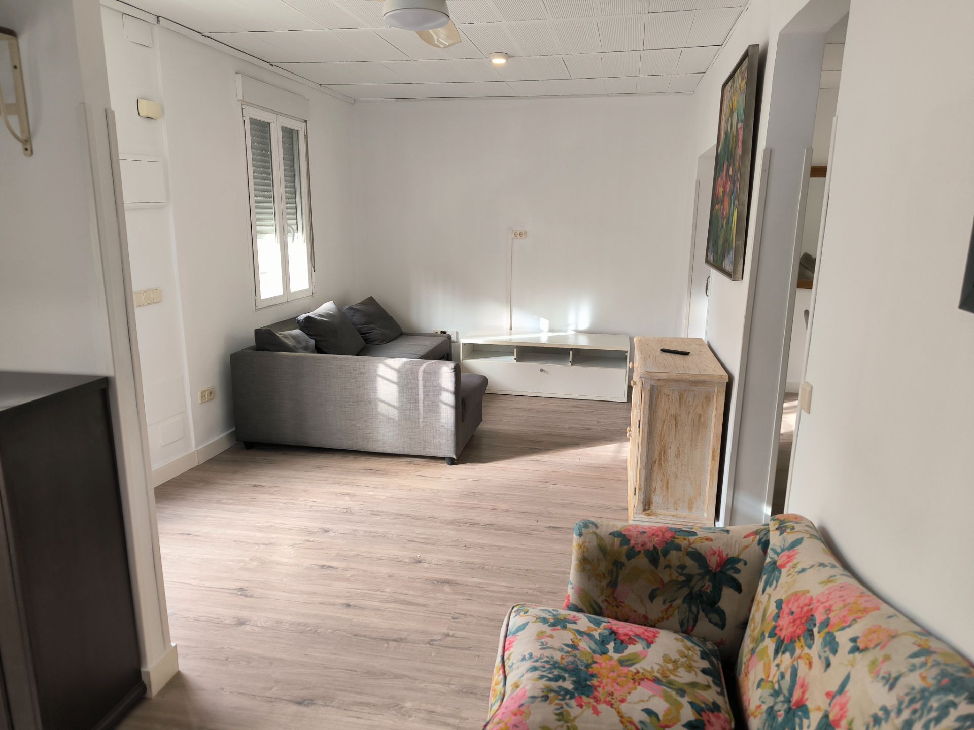 Living room of House or chalet to rent in  Madrid Capital  with Air Conditioner, Heating and Private garden