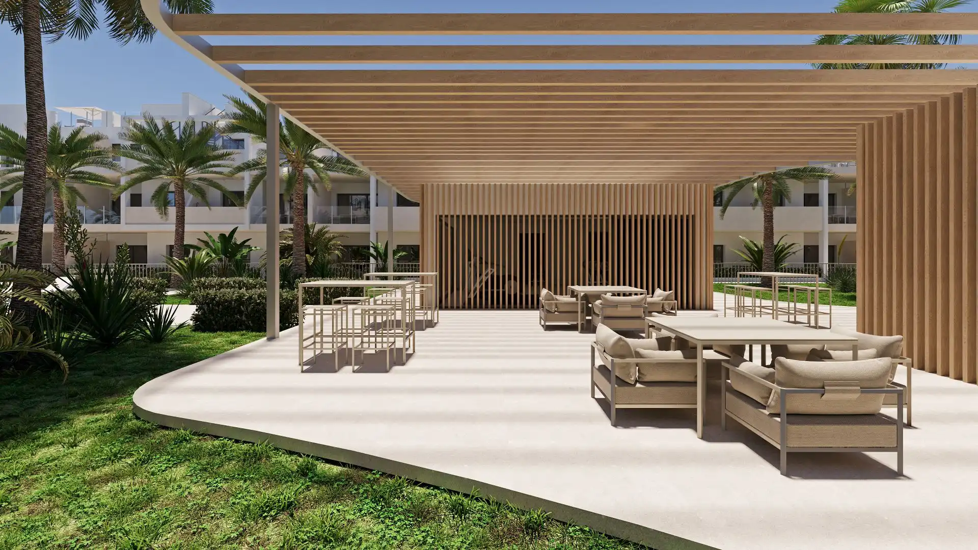 Terraza de Apartamento en venta en Torre-Pacheco con Aire acondicionado, Calefacción y Jardín privado