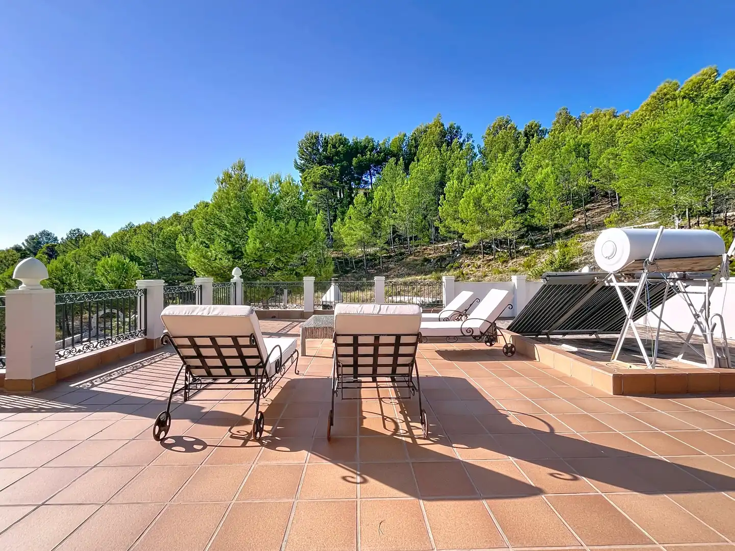 Terraza de Casa o chalet en venta en La Nucia con Jardín privado, Terraza y Piscina