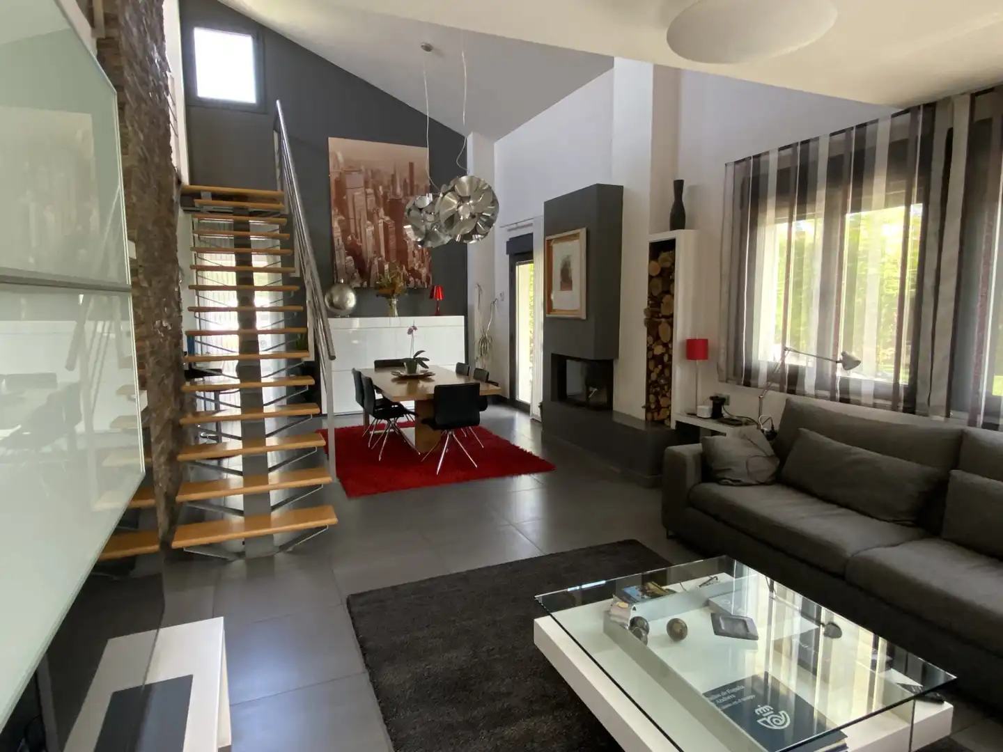 Living room of Houses for sale in Arroyo de la Encomienda  with Air Conditioner, Heating and Private garden