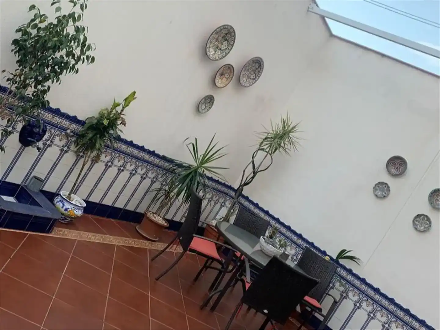 Terrassa de Casa adosada en venda en Dos Hermanas amb Aire condicionat i Balcó