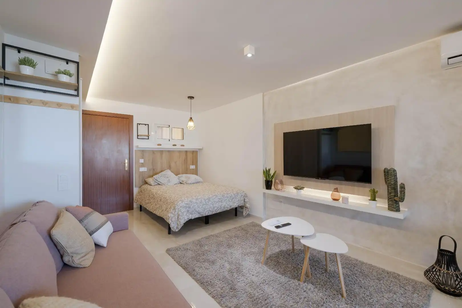 Wohnzimmer von Wohnung zum Verkauf in Mijas mit Privatgarten und Gemeinschaftspool