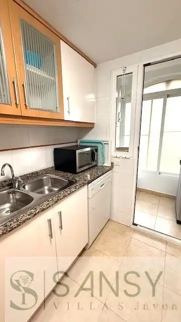 Cocina de Dúplex de alquiler en Jávea / Xàbia con Aire acondicionado, Calefacción y Terraza