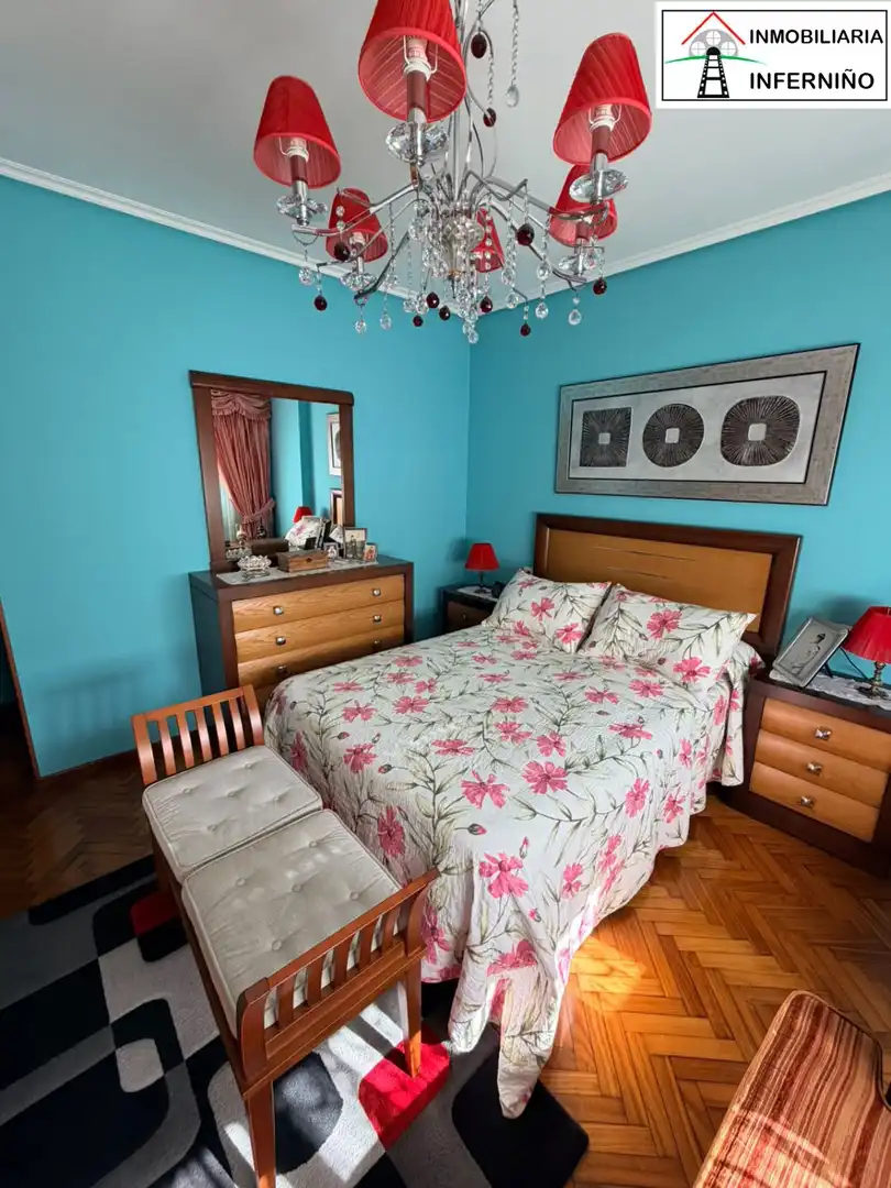 Bedroom of Flat for sale in A Malata - Catabois - Ciudad Jardín