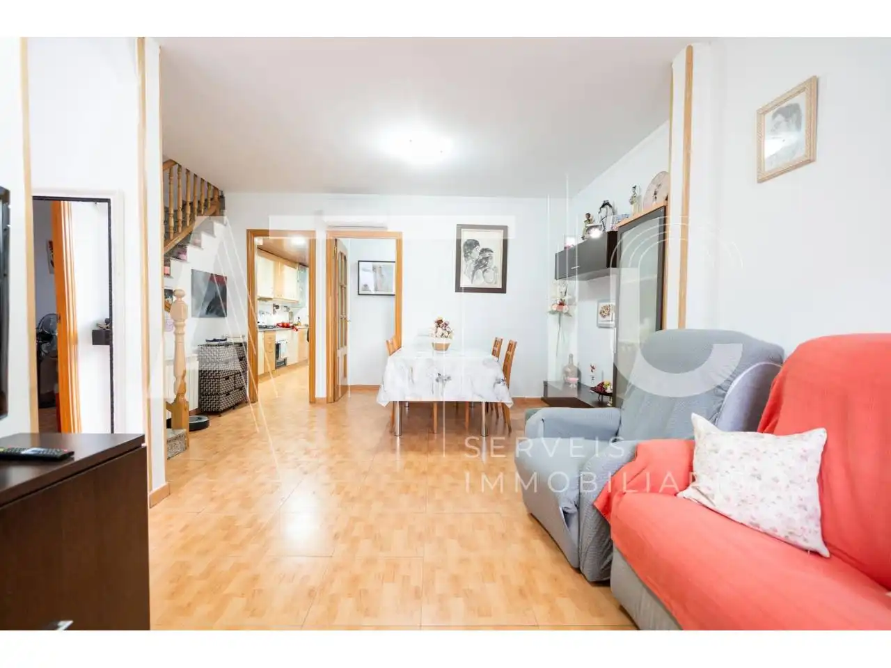 Wohnzimmer von Maisonette zum Verkauf in Sabadell mit Klimaanlage, Heizung und Terrasse