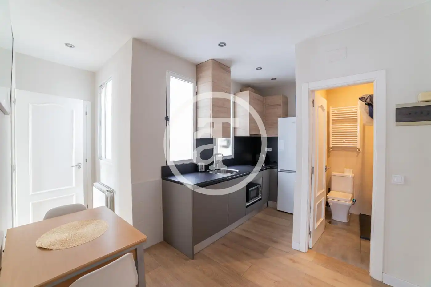 Kitchen of Flat for rent in Madrid  with Air Conditioner, Heating and Furnished