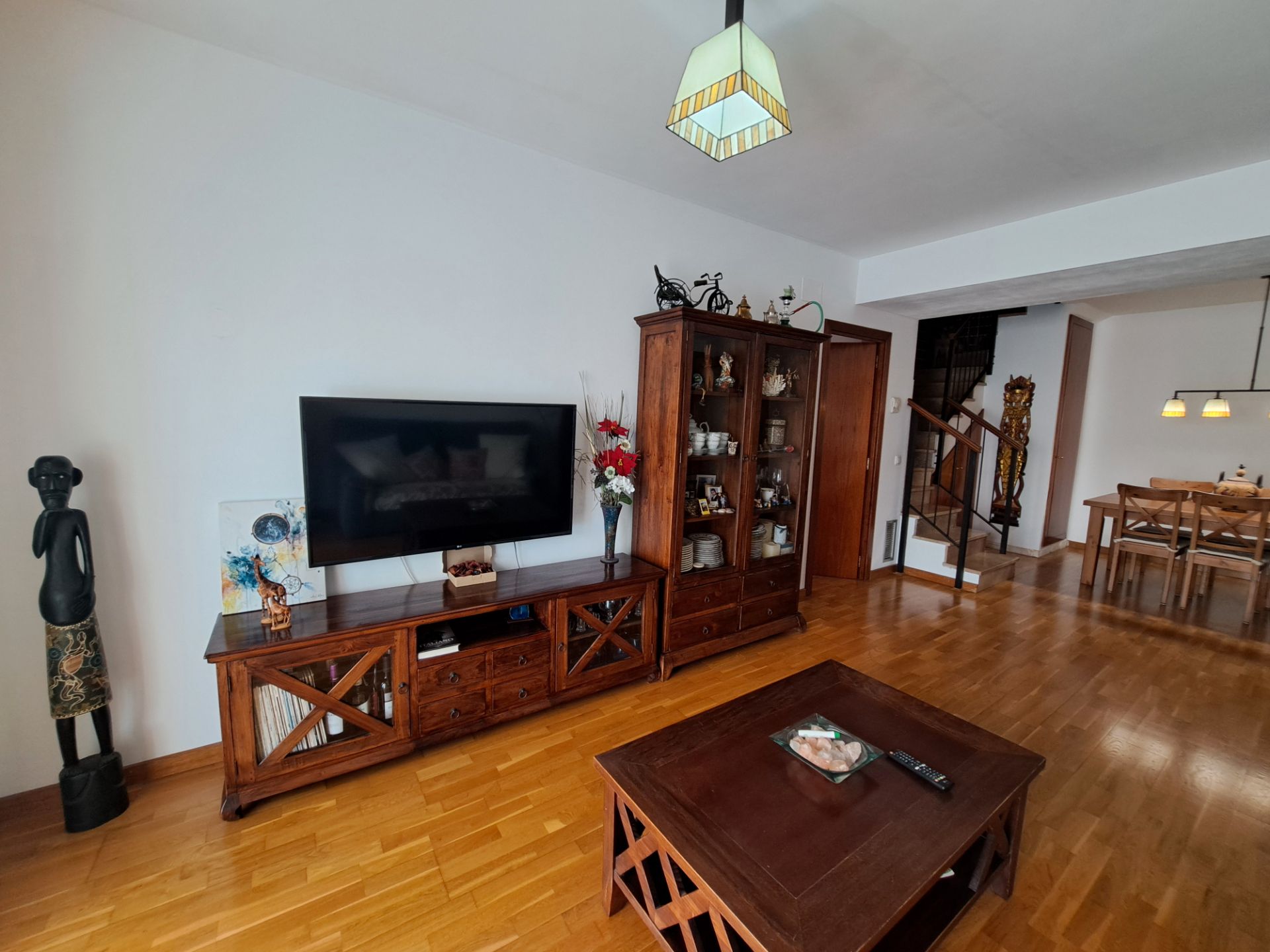 Living room of Attic for sale in Mataró  with Air Conditioner, Heating and Parquet flooring