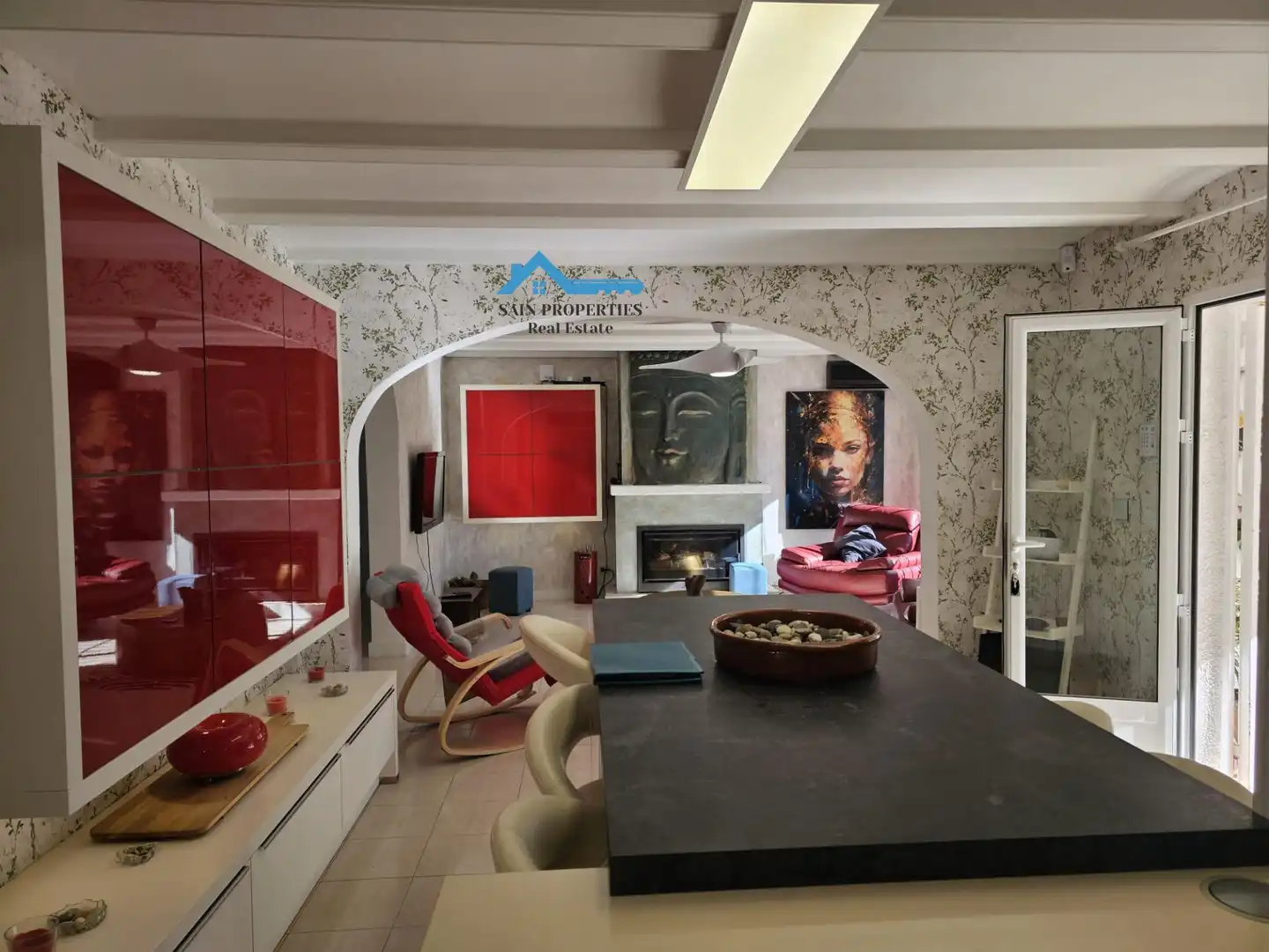 Sala de estar de Casa o chalet en venta en Altea con Aire acondicionado, Calefacción y Jardín privado