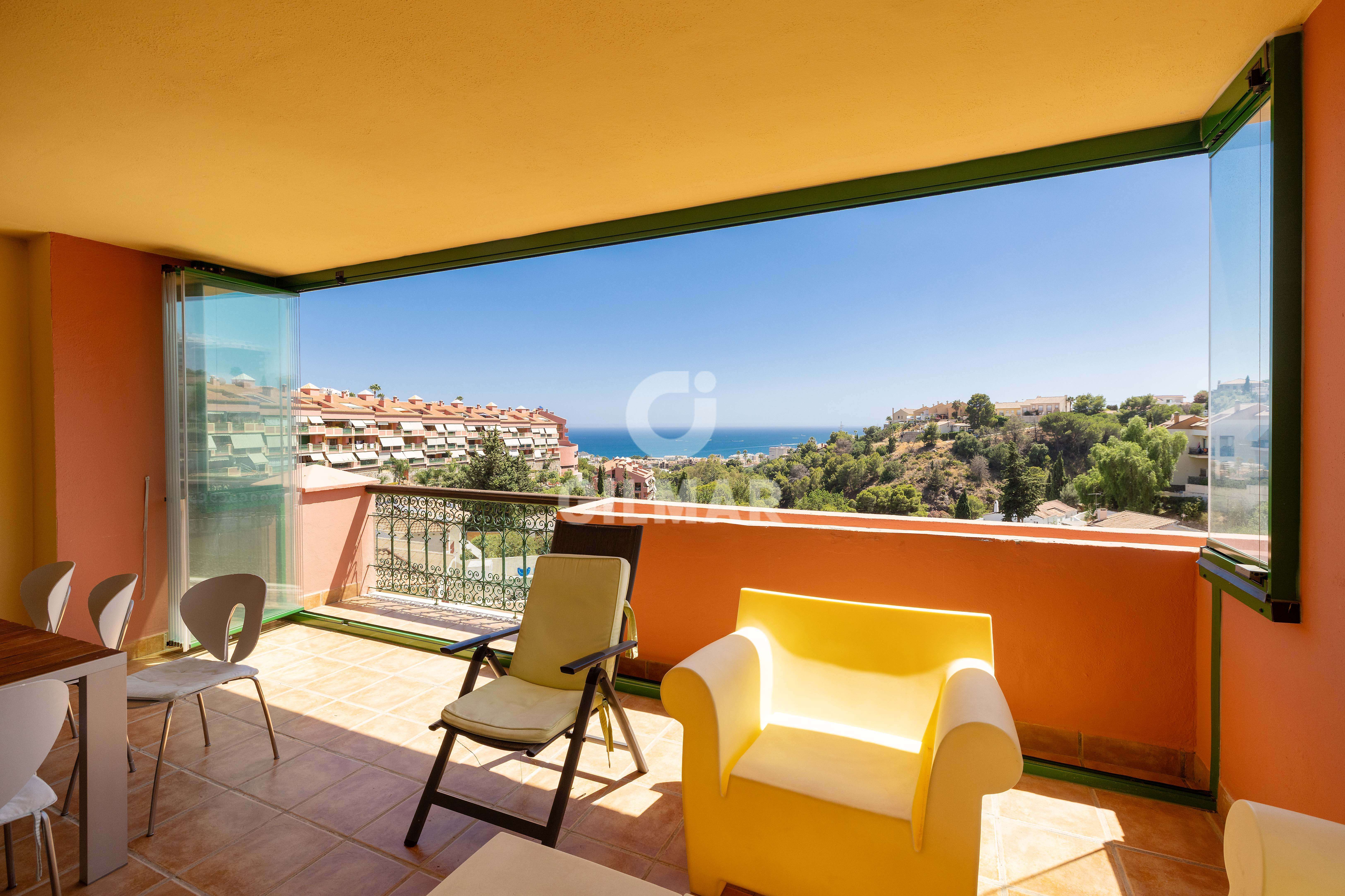 Terrace of Duplex for sale in Fuengirola  with Heating, Storage room and Swimming Pool