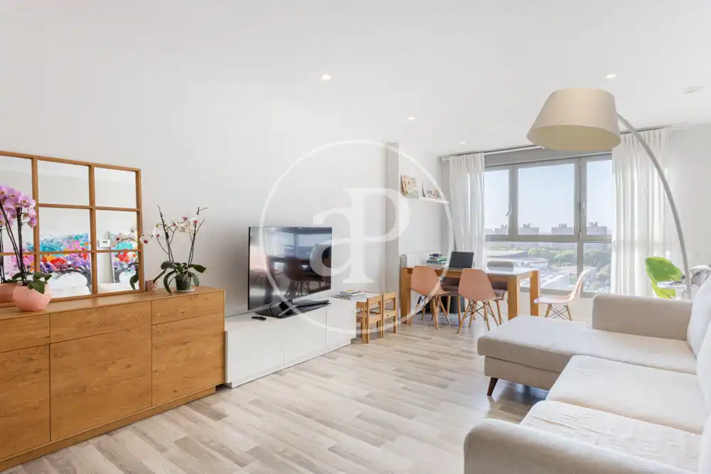 Sala d'estar de Pis de lloguer en Valencia amb Aire condicionat, Calefacció i Jardí privat