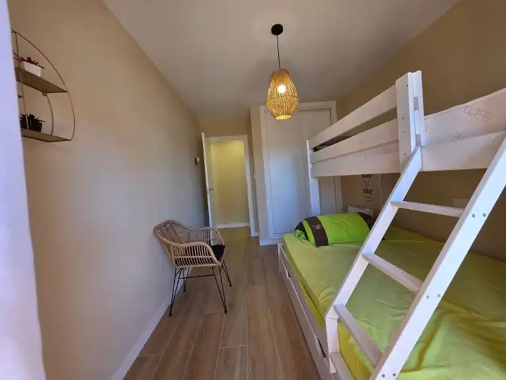 Bedroom of Flat for sale in La Manga del Mar Menor  with Furnished, Alarm and Community pool