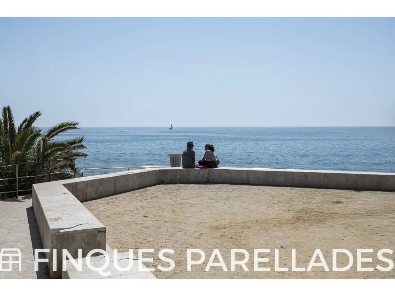 Exterior view of Attic for sale in Sitges  with Air Conditioner, Heating and Parquet flooring