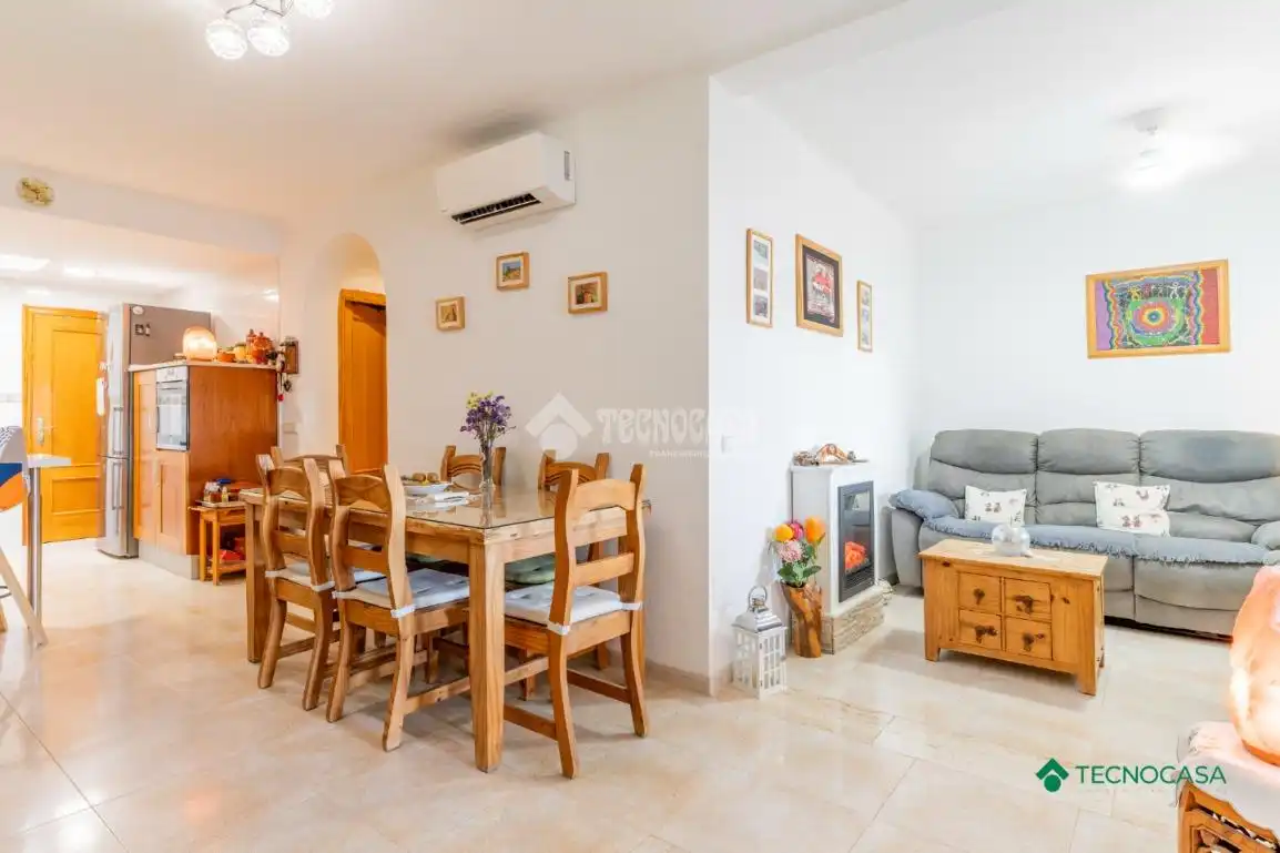 Dining room of Houses for sale in Vícar  with Air Conditioner and Alarm