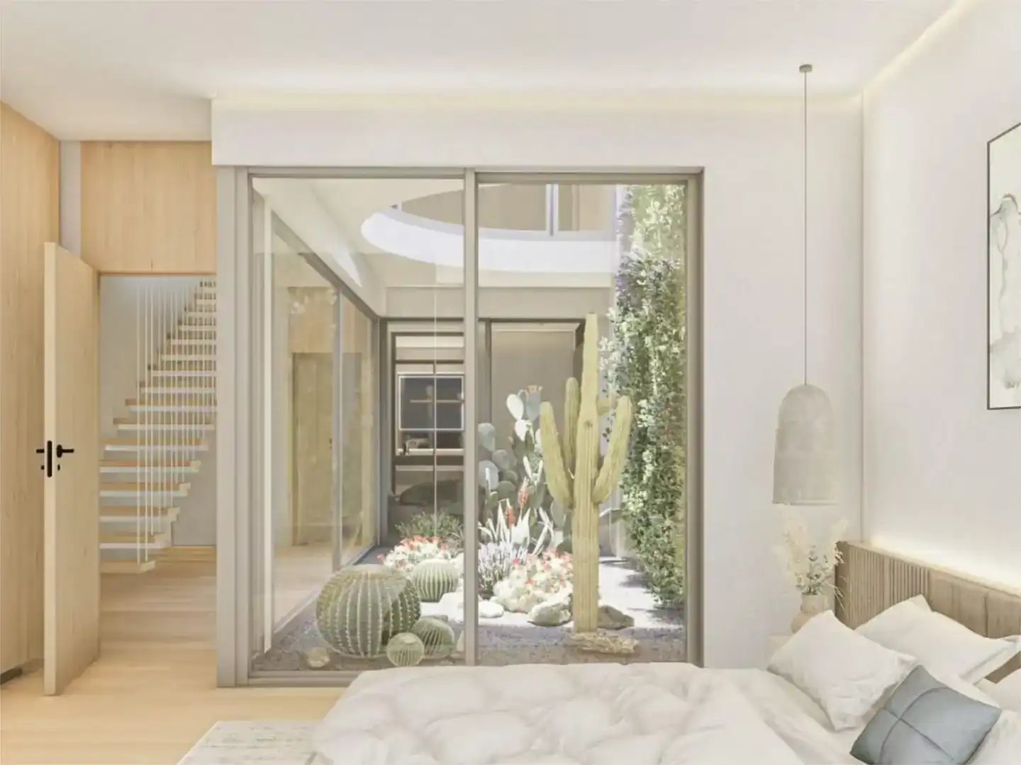 Habitación de Dúplex en venta en La Oliva con Aire acondicionado y Jardín privado