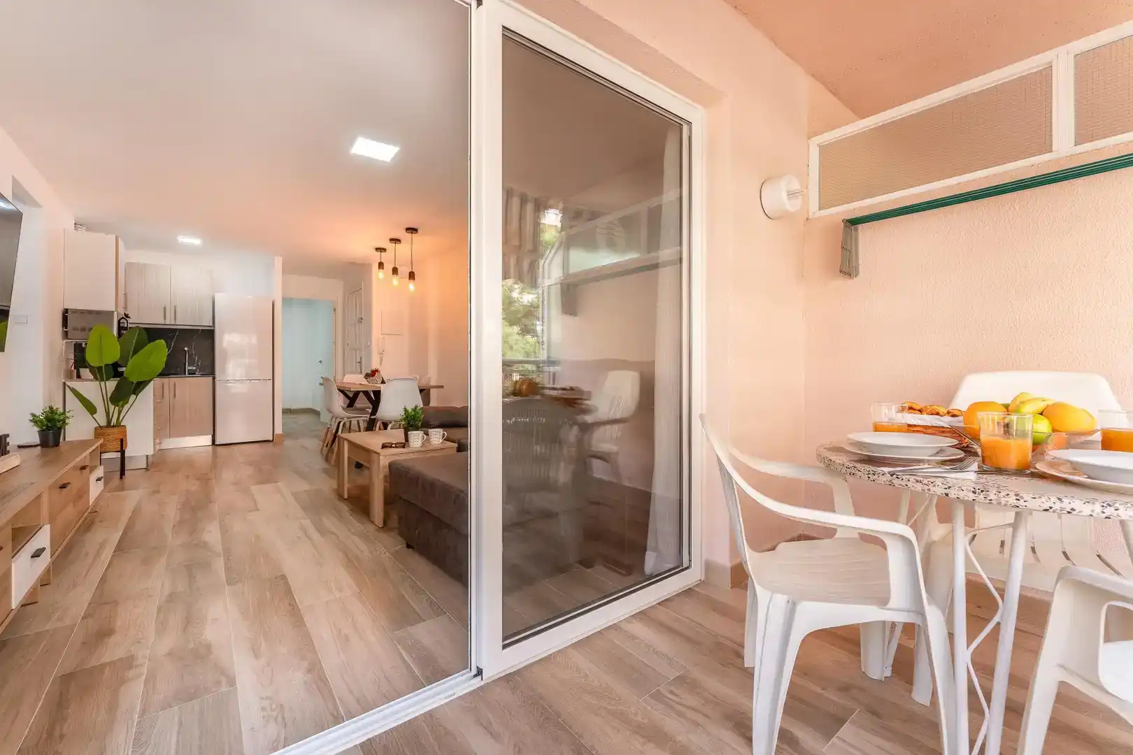 Balcony of Flat for rent in Salou  with Air Conditioner, Parquet flooring and Furnished