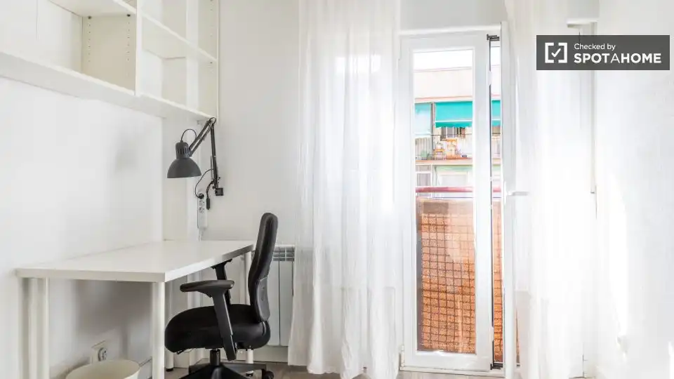Terraza de Piso para compartir en Madrid con Aire acondicionado, Calefacción y Terraza