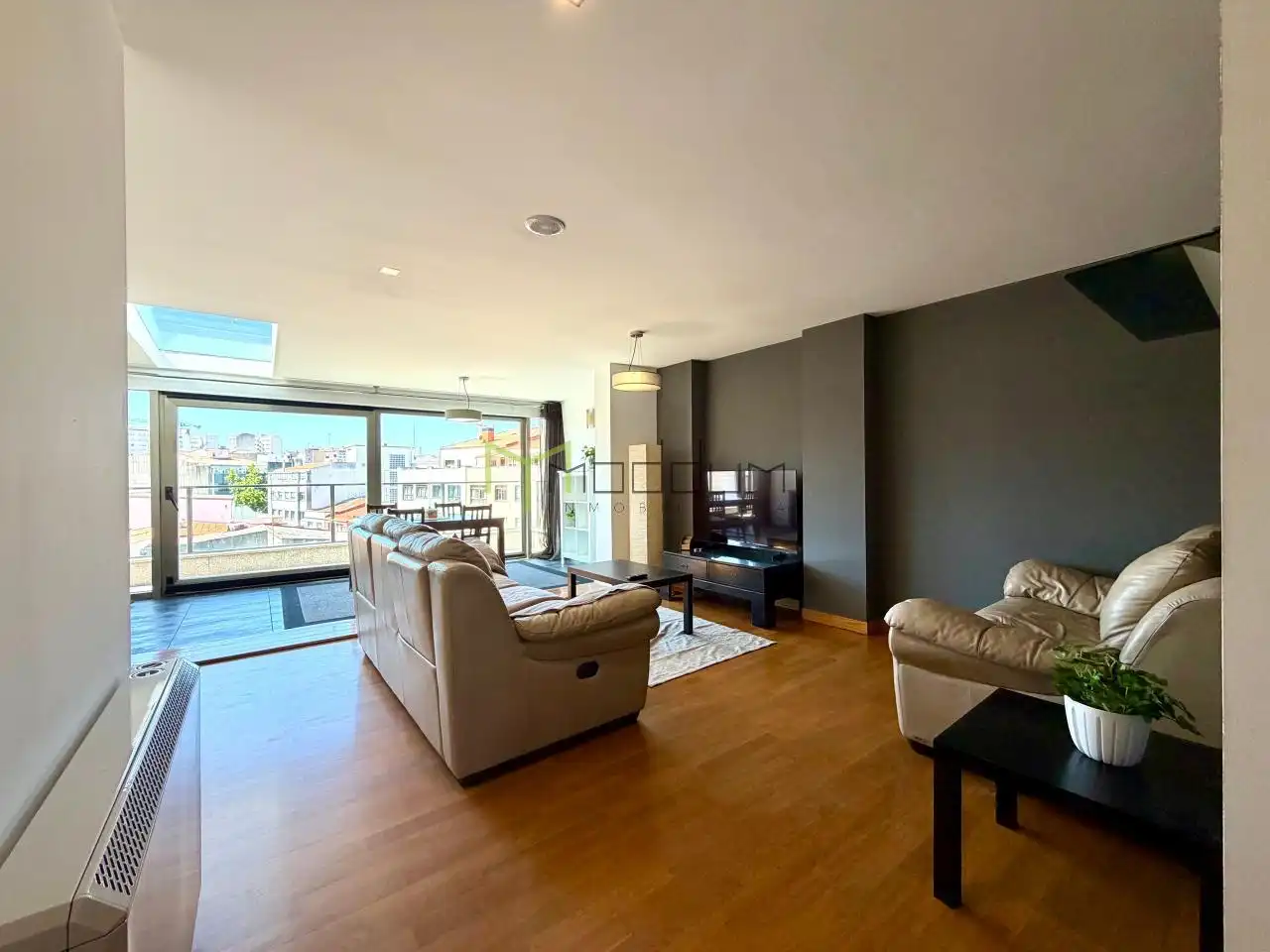 Sala de estar de Ático en venta en A Coruña Capital  con Calefacción, Terraza y Trastero
