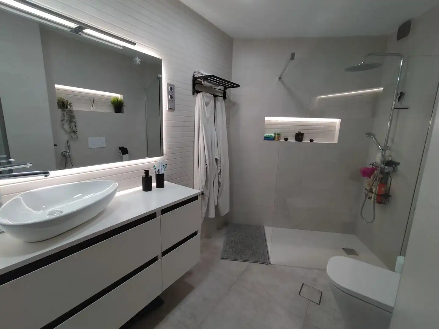 Baño de Casa o chalet en venta en Málaga con Aire acondicionado y Trastero