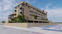 Exterior view of Attic for sale in Roquetas de Mar  with Community pool