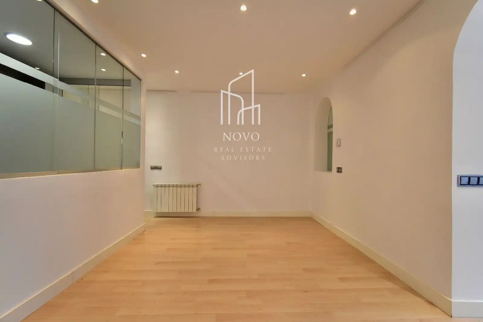 Wohnzimmer von Wohnung zur Miete in Madrid mit Klimaanlage, Heizung und Terrasse