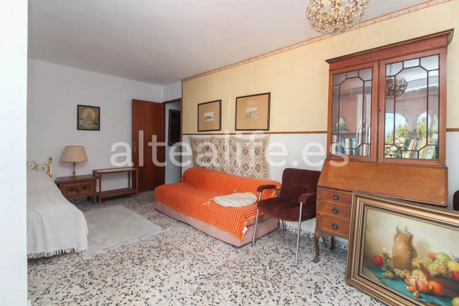 Sala de estar de Casa o chalet en venta en Altea con Aire acondicionado, Calefacción y Terraza