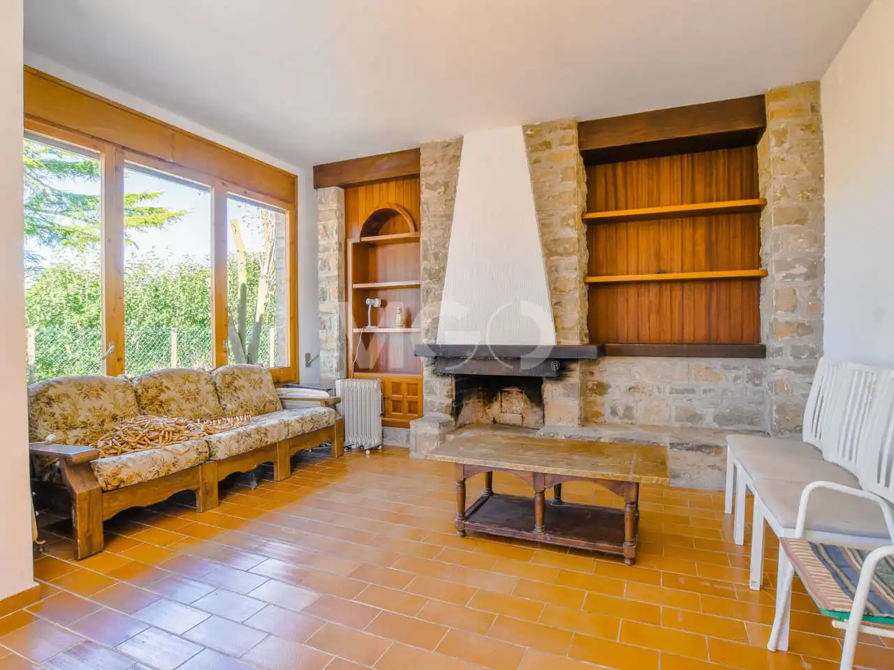Sala d'estar de Casa o xalet en venda en Sant Boi de Lluçanès amb Jardí privat