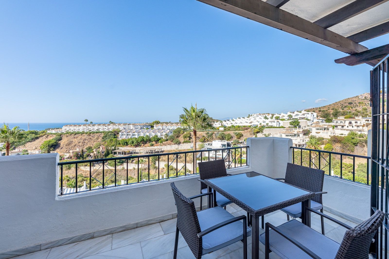 Terrace of Apartment to rent in Mijas  with Air Conditioner, Heating and Terrace
