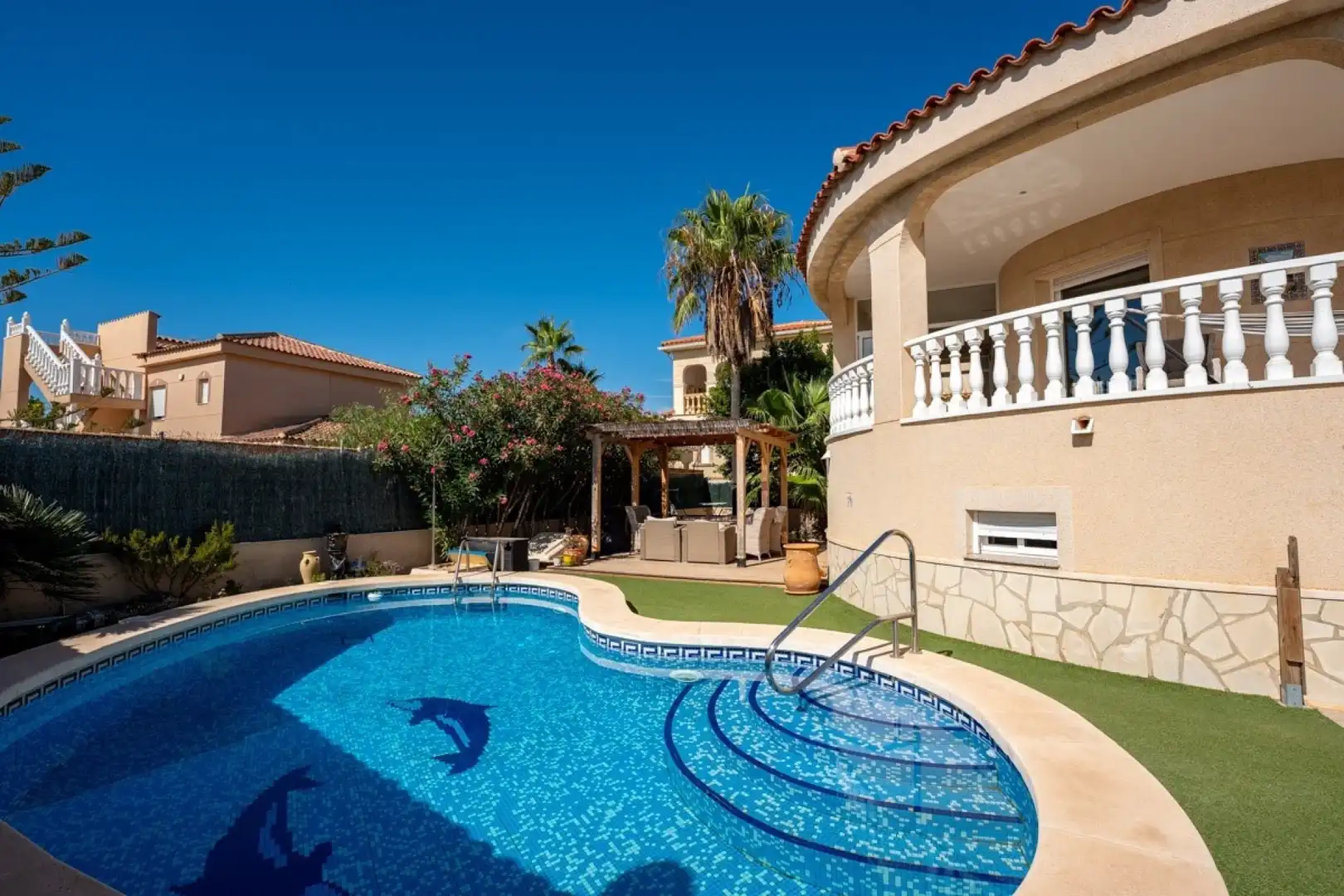 Swimming pool of Houses for sale in Ciudad Quesada