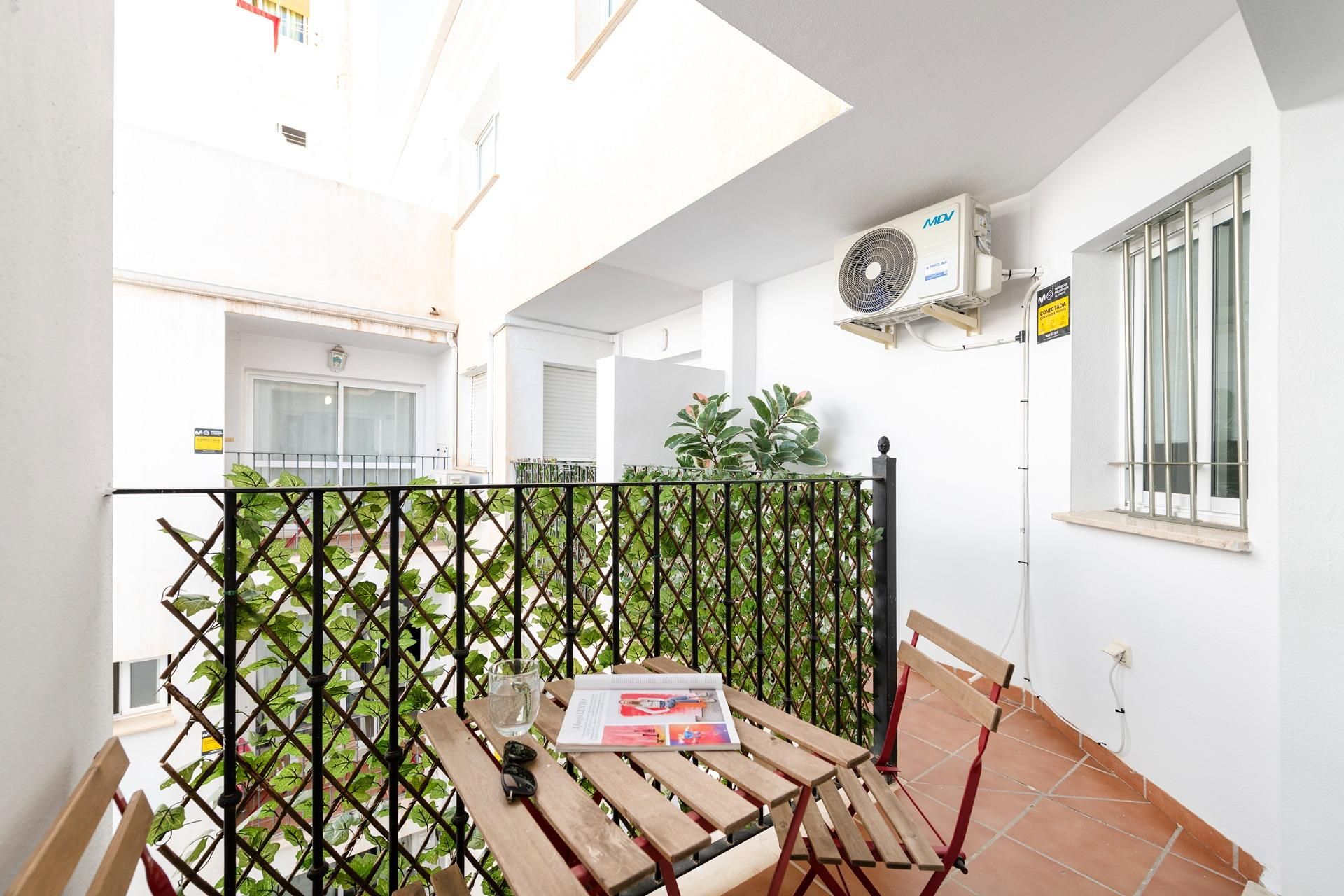 Terrassa de Apartament de lloguer en Málaga Capital amb Aire condicionat, Terrassa i Balcó
