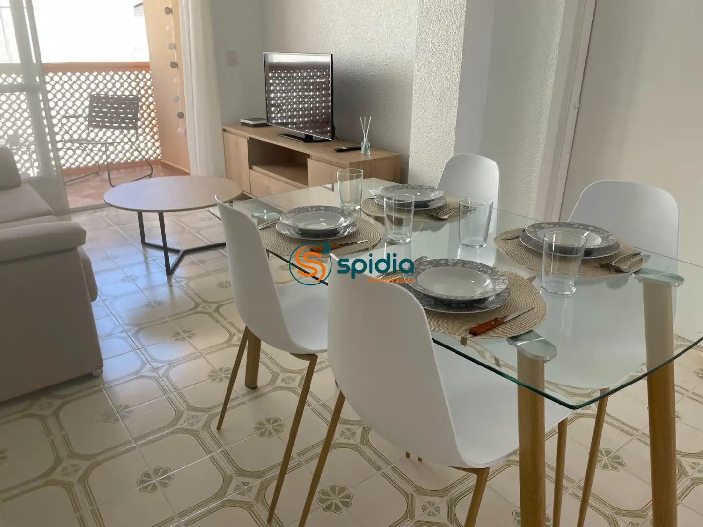 Comedor de Apartamento de alquiler en Águilas con Balcón