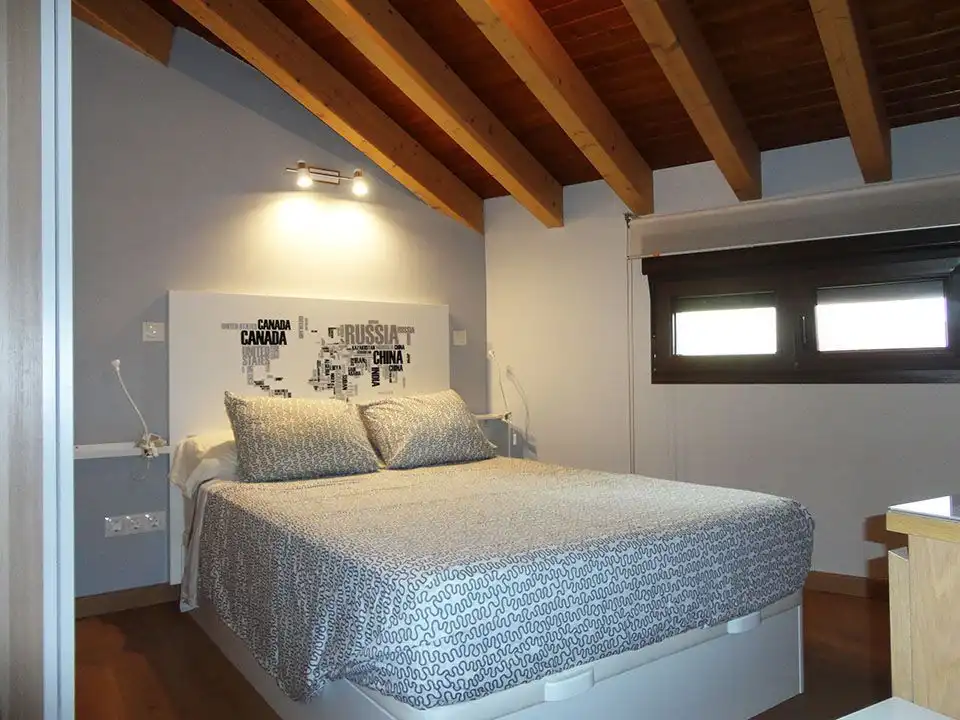 Bedroom of Houses for sale in Salas de los Infantes  with Heating and Furnished