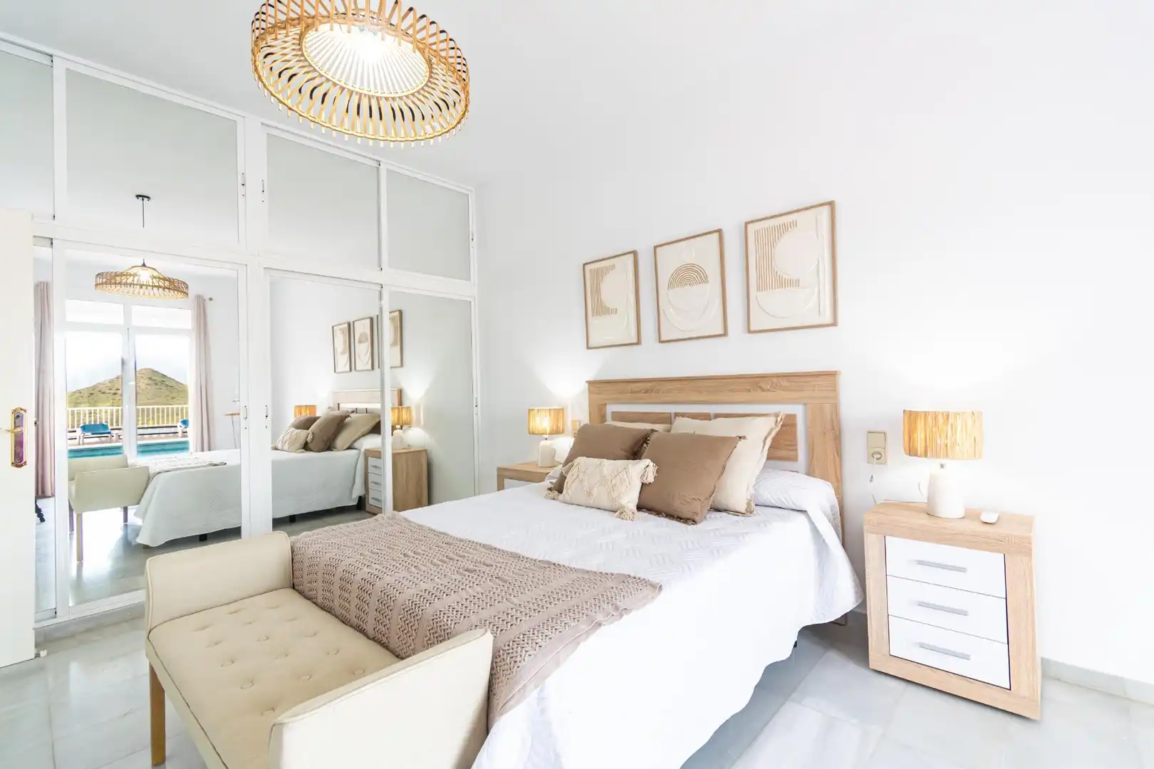 Dormitori de Casa o xalet en venda en Águilas amb Aire condicionat, Jardí privat i Terrassa