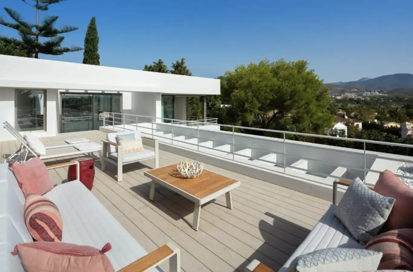 Terrace of Houses for rent in Marbella  with Private garden, Terrace and Storage room