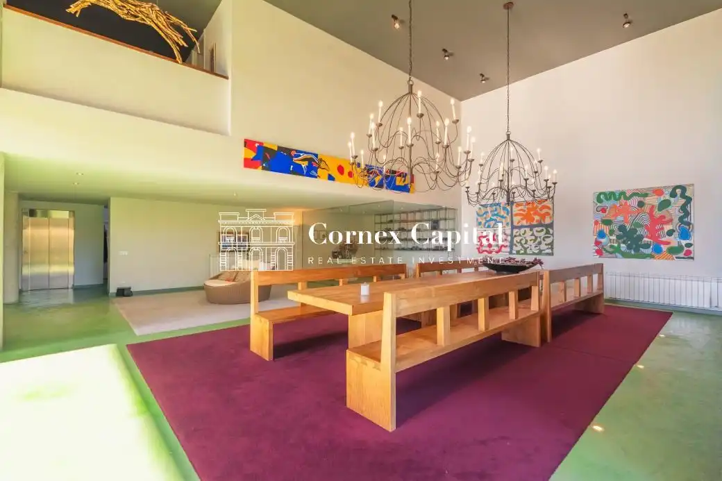 Comedor de Finca rústica en venta en Maçanet de Cabrenys con Calefacción, Jardín privado y Terraza