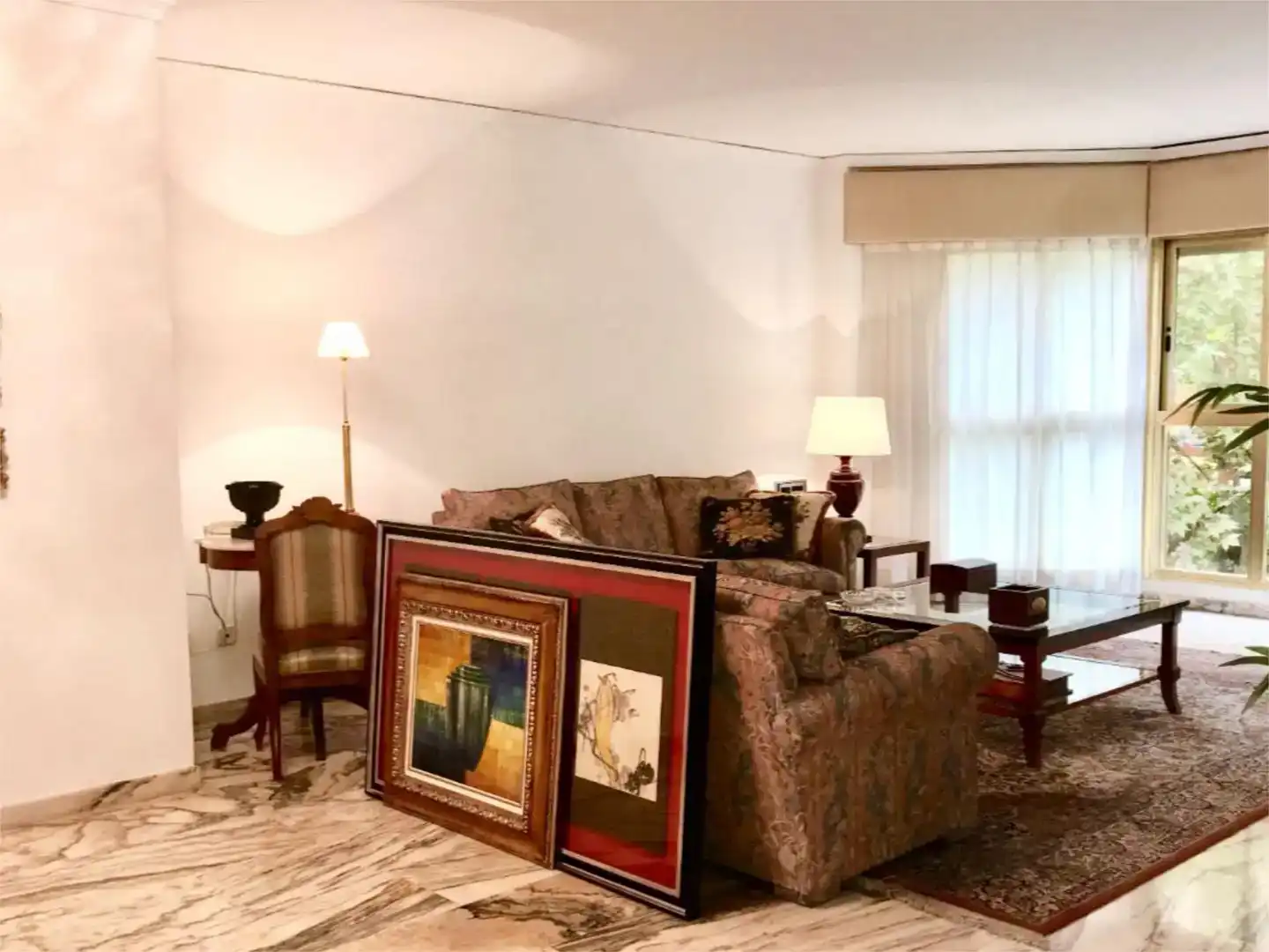 Wohnzimmer von Wohnung zur Miete in Gandia mit Klimaanlage und Balkon