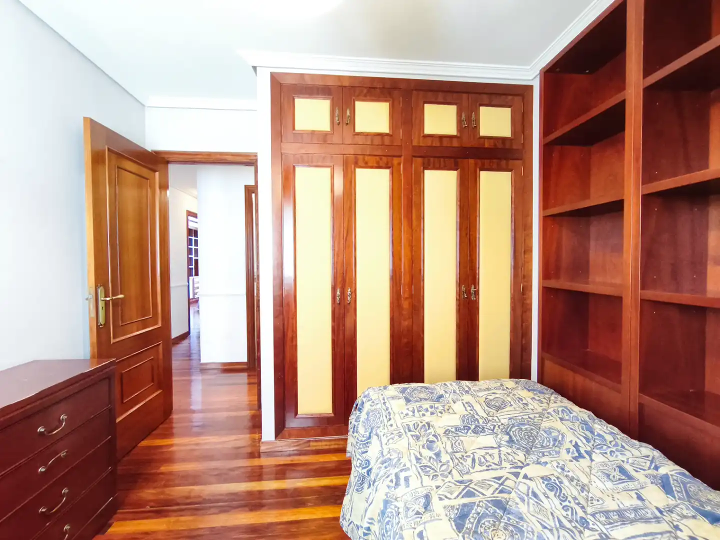 Bedroom of Flat for rent in Santiago de Compostela   with Heating and Furnished