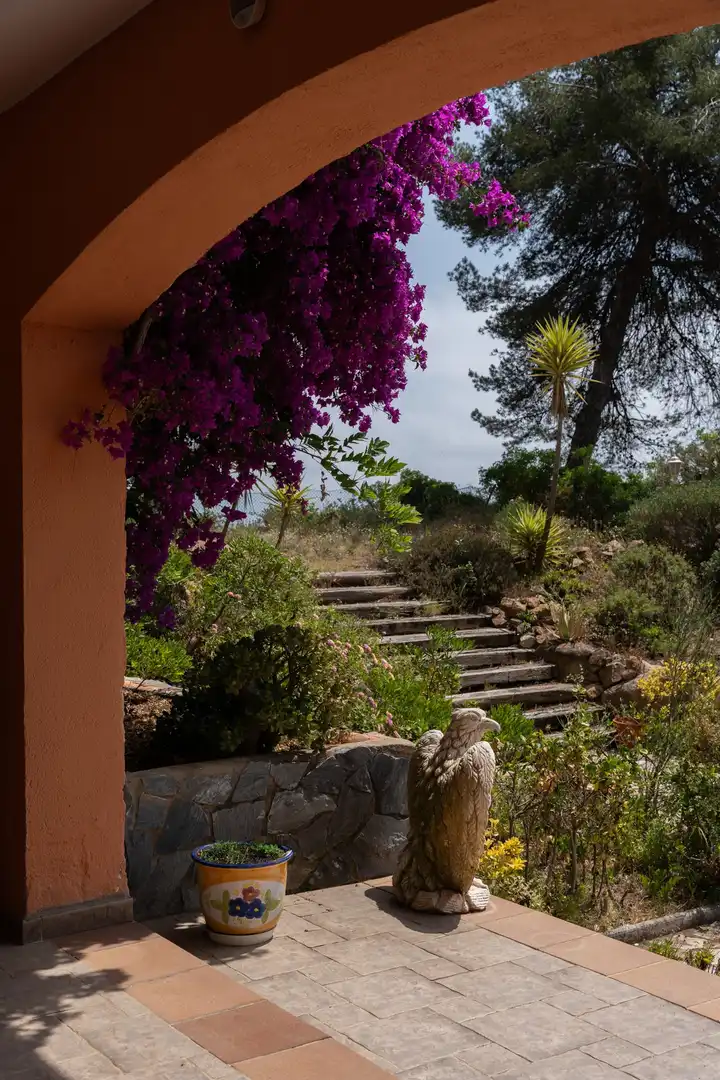 Garden of Houses for sale in Lloret de Mar  with Air Conditioner, Terrace and Swimming Pool