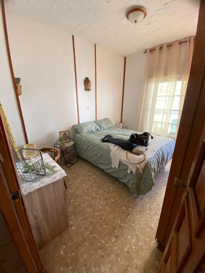Bedroom of Apartments for rent in Almería  with Heating, Terrace and Furnished