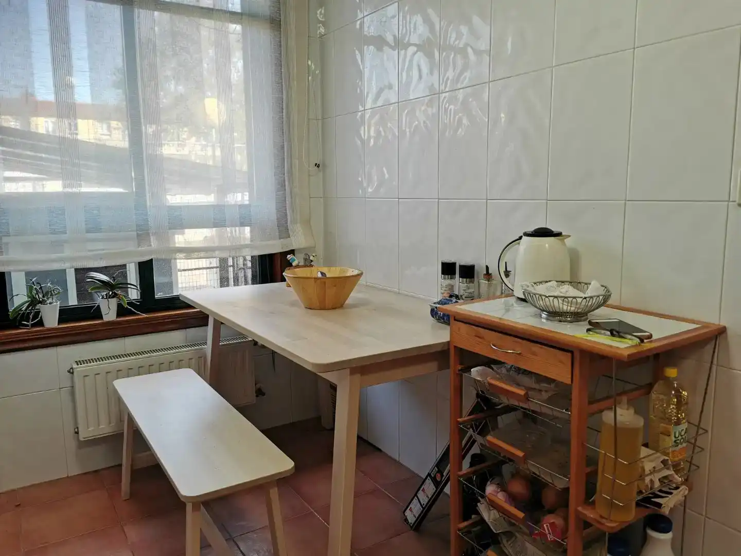 Cuina de Casa o xalet en venda en Oroso amb Jardí privat, Parquet i Forn