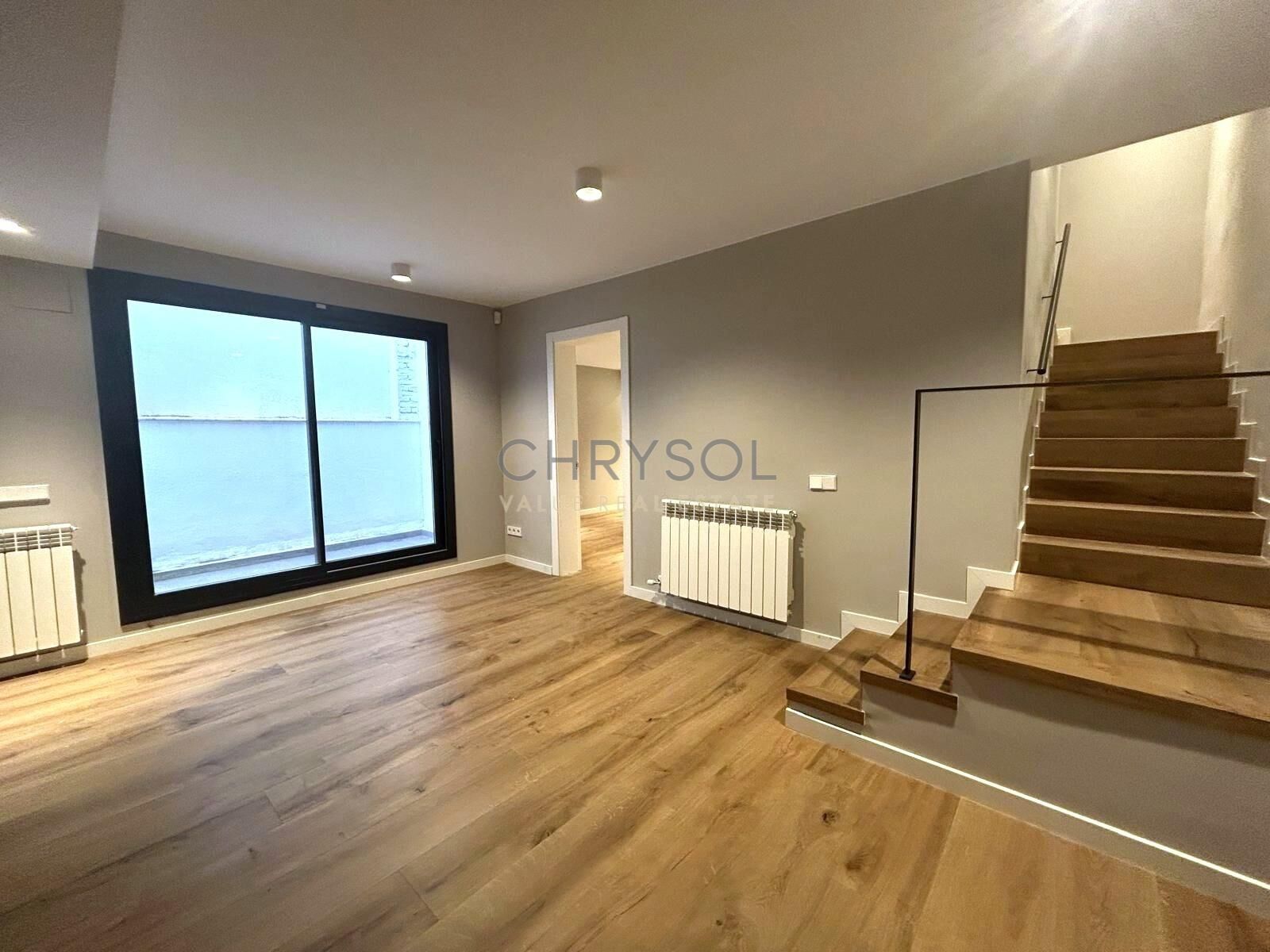 Sala d'estar de Planta baixa en venda en  Barcelona Capital amb Aire condicionat, Calefacció i Parquet